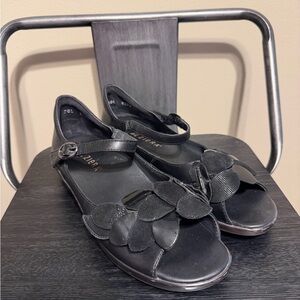 Ziera Black Mary Jane Comfort Sandals EU 37 US 6.5 7